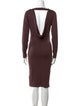 Tom Ford Virgin Wool Knee-Length Dress