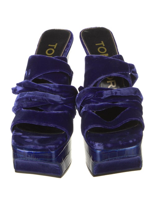 Tom Ford Velvet Sandals