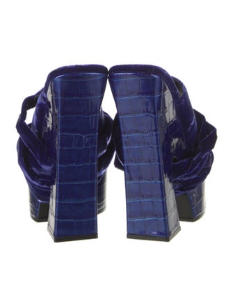 Tom Ford Velvet Sandals