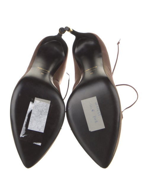 Tom Ford Satin Lace-Up Boots