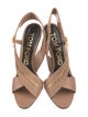 Tom Ford Leather Slingback Sandals
