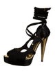 Tom Ford Ponyhair Cutout Accent Gladiator Sandals