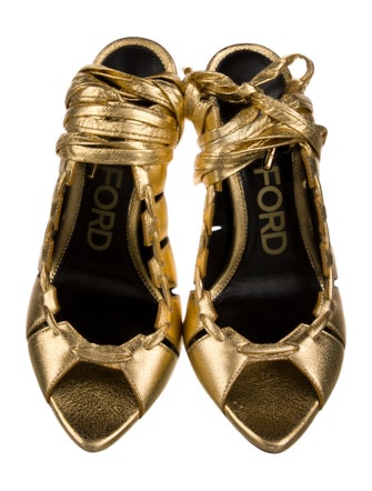 Tom Ford Leather Gladiator Sandals