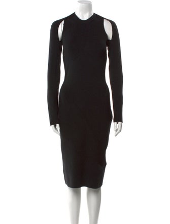 Tom Ford Virgin Wool Midi Length Dress