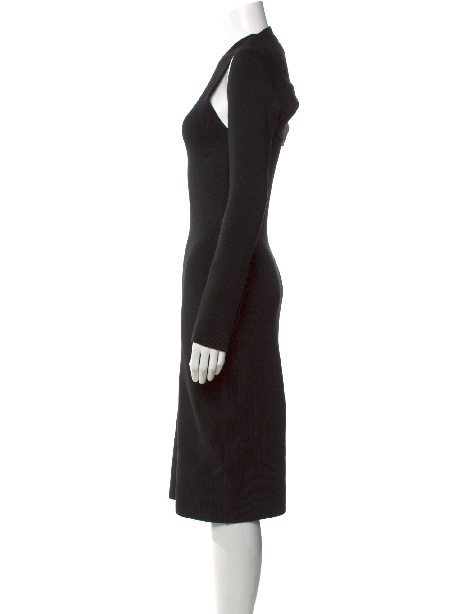 Tom Ford Virgin Wool Midi Length Dress