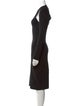 Tom Ford Virgin Wool Midi Length Dress