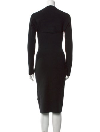 Tom Ford Virgin Wool Midi Length Dress