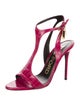 Tom Ford Leather T-Strap Sandals