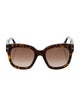 Tom Ford Square Gradient Sunglasses