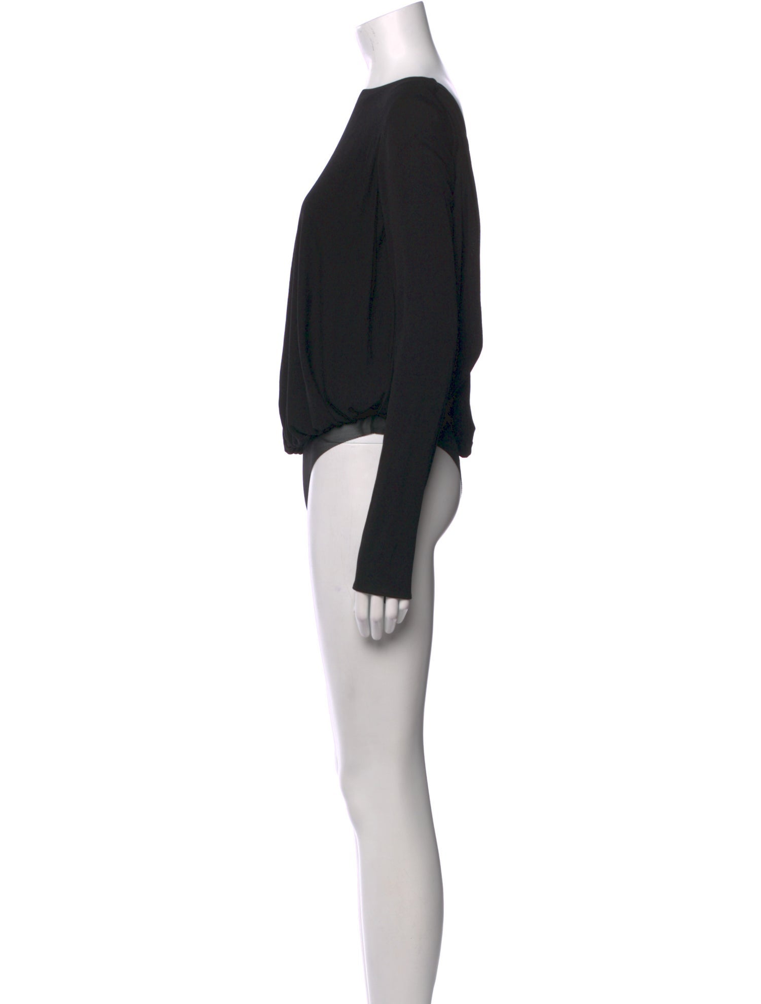 Tom Ford Bateau Neckline Long Sleeve Bodysuit