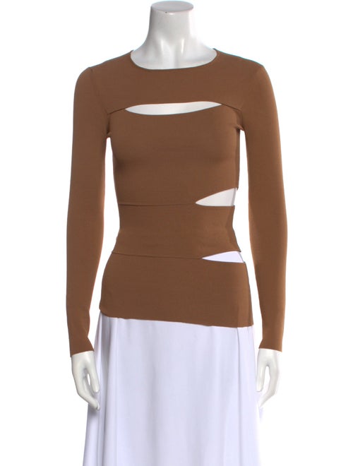 Tom Ford Scoop Neck Long Sleeve Top