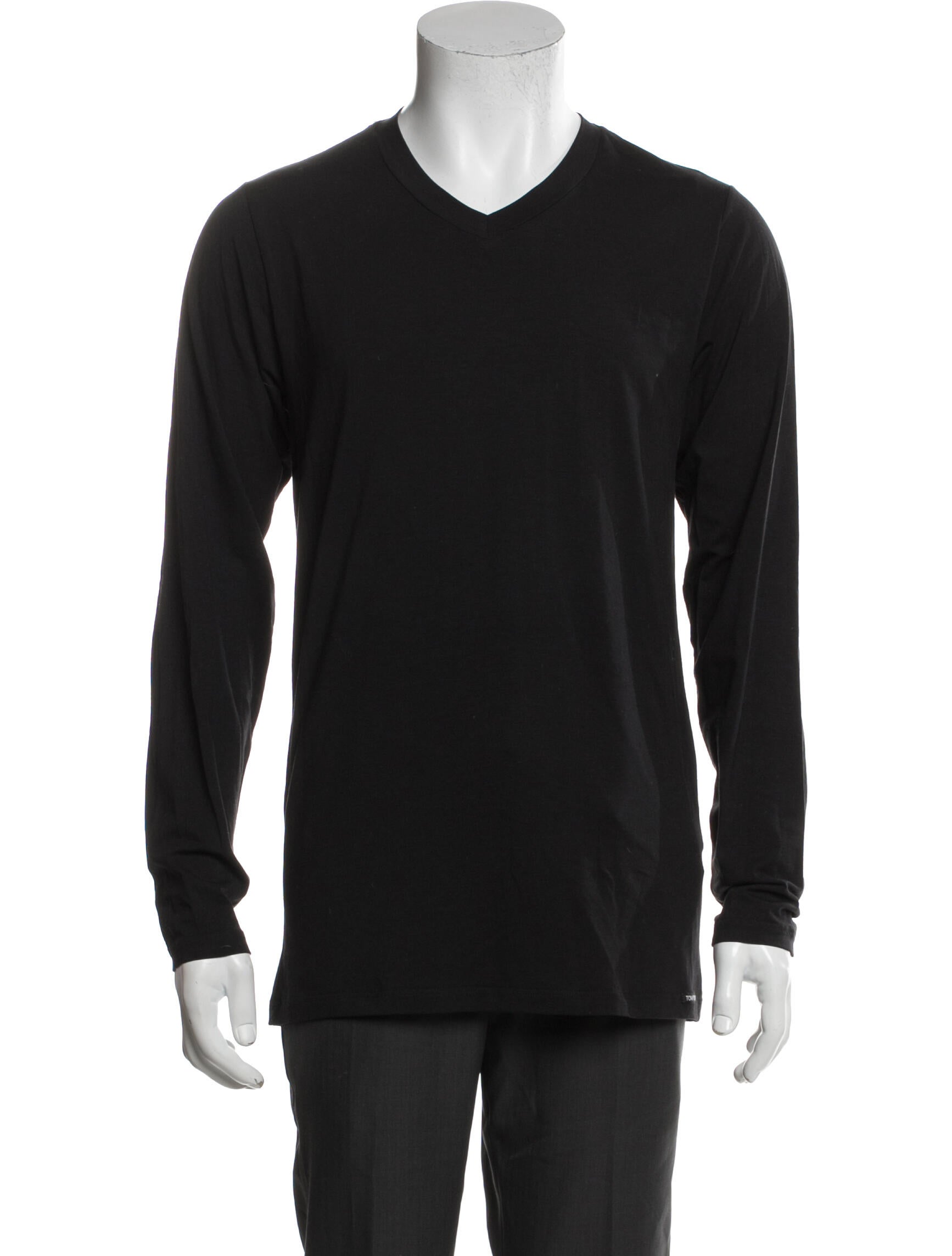 Tom Ford V-Neck Long Sleeve Henley
