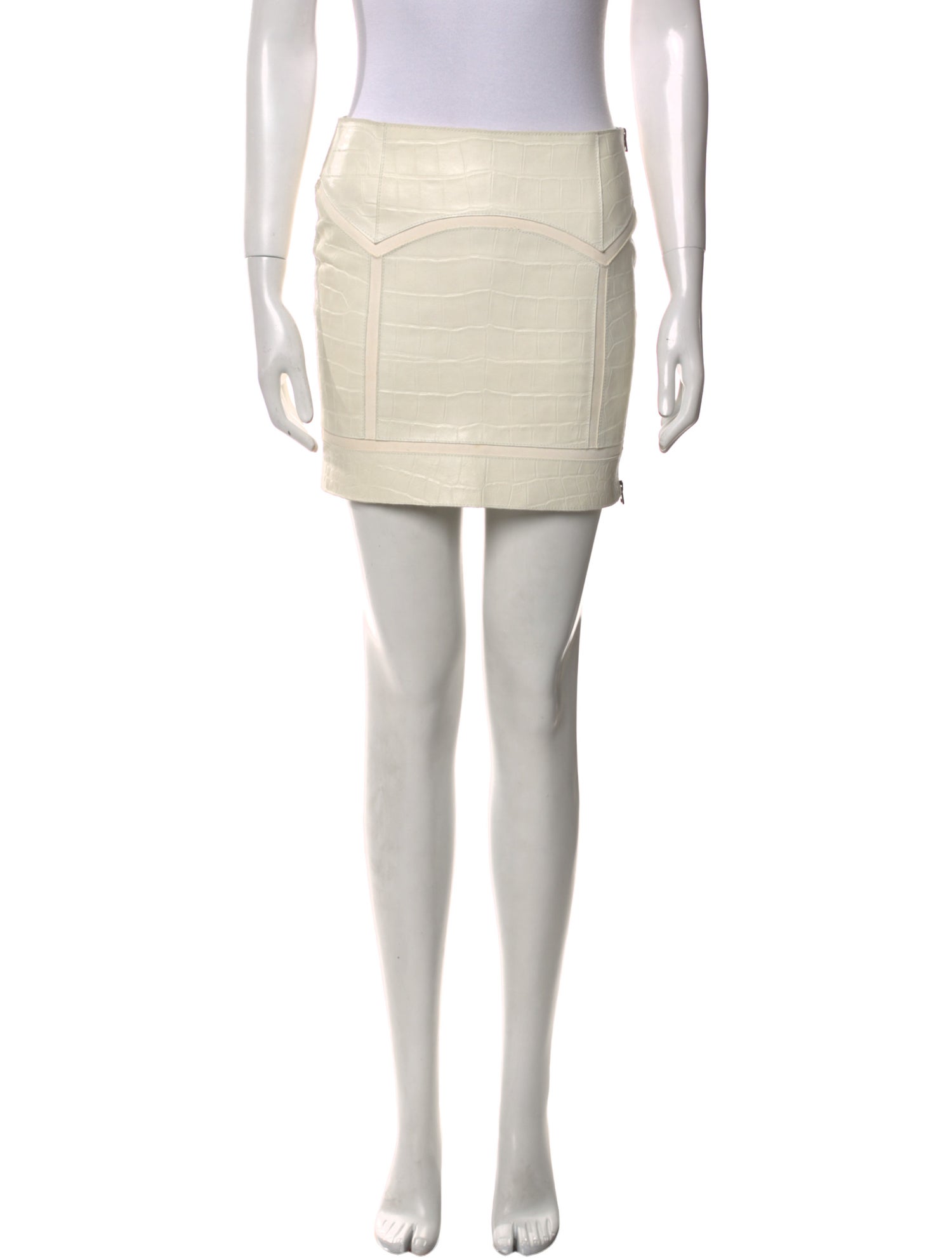 Tom Ford Calf Leather Mini Skirt