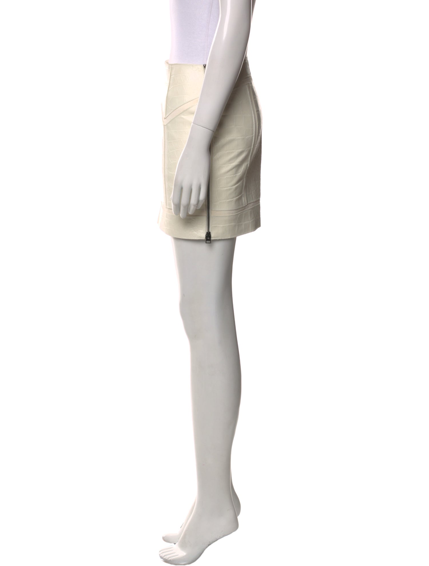 Tom Ford Calf Leather Mini Skirt