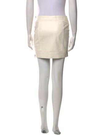 Tom Ford Calf Leather Mini Skirt