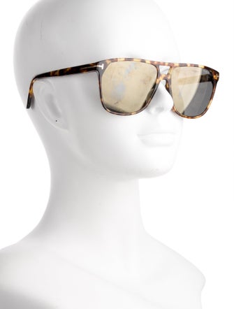 Tom Ford Square Mirrored Sunglasses