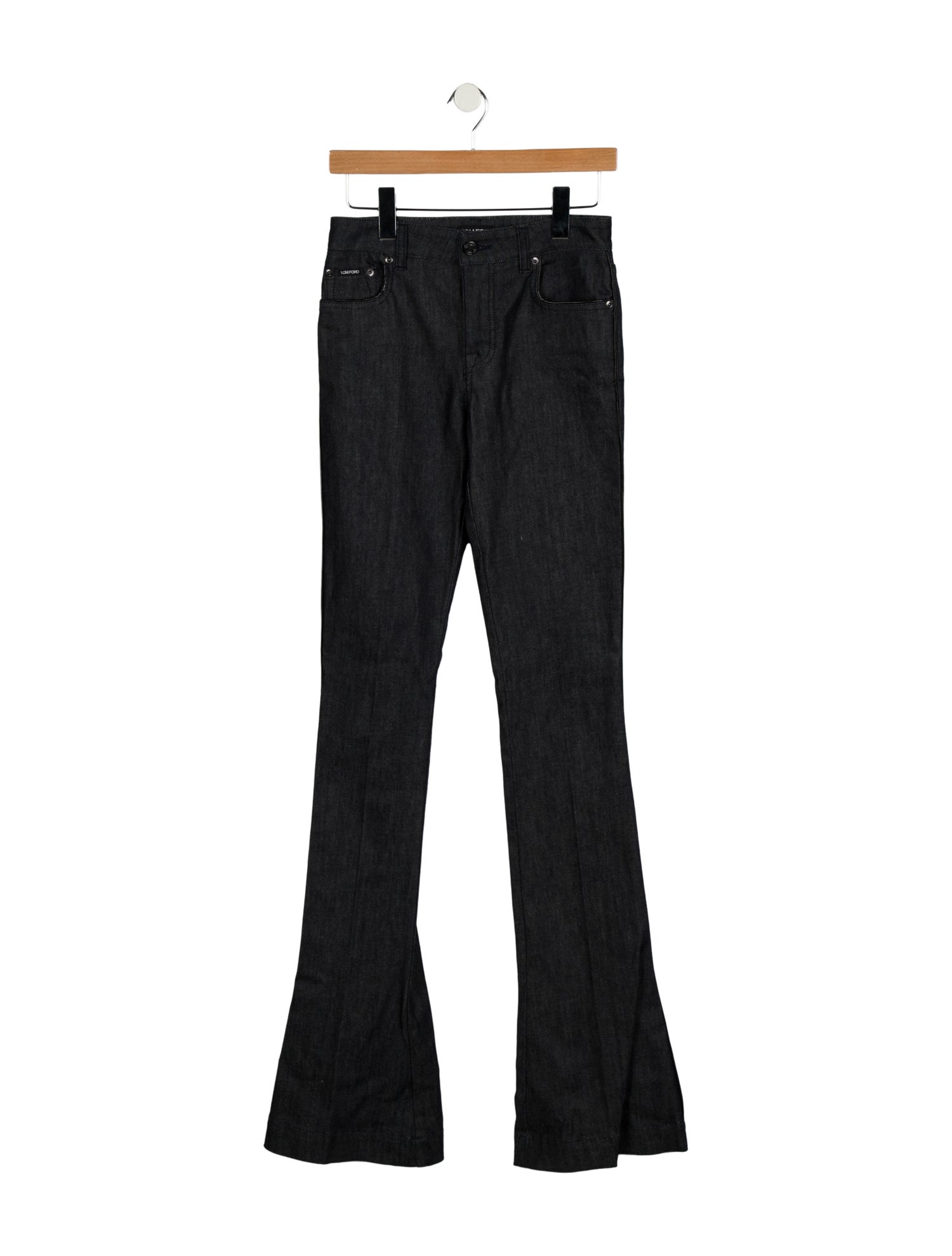 Tom Ford Mid-Rise Wide Leg Jeans