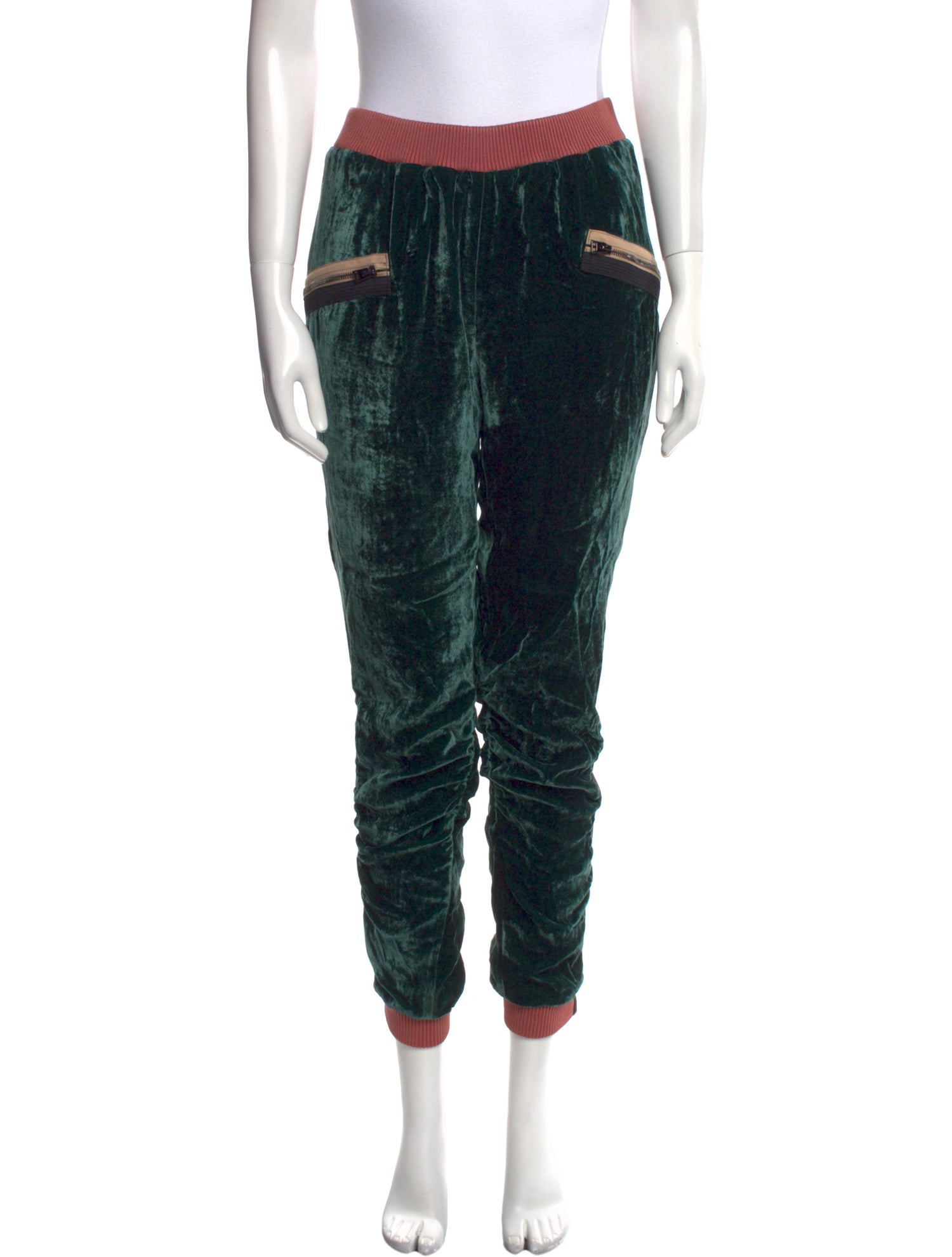 Tom Ford Velour Skinny Leg Pants