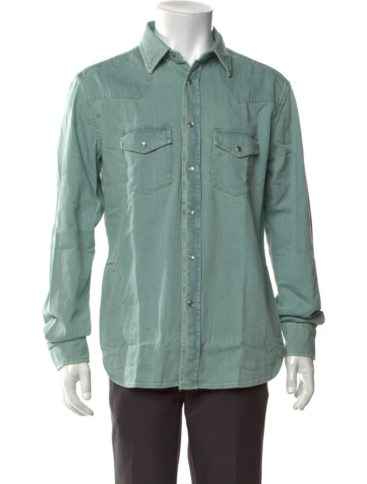 Tom Ford Long Sleeve Denim Shirt w/ Tags