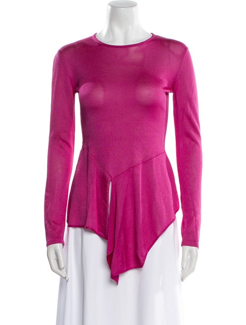 Tom Ford Crew Neck Long Sleeve Blouse