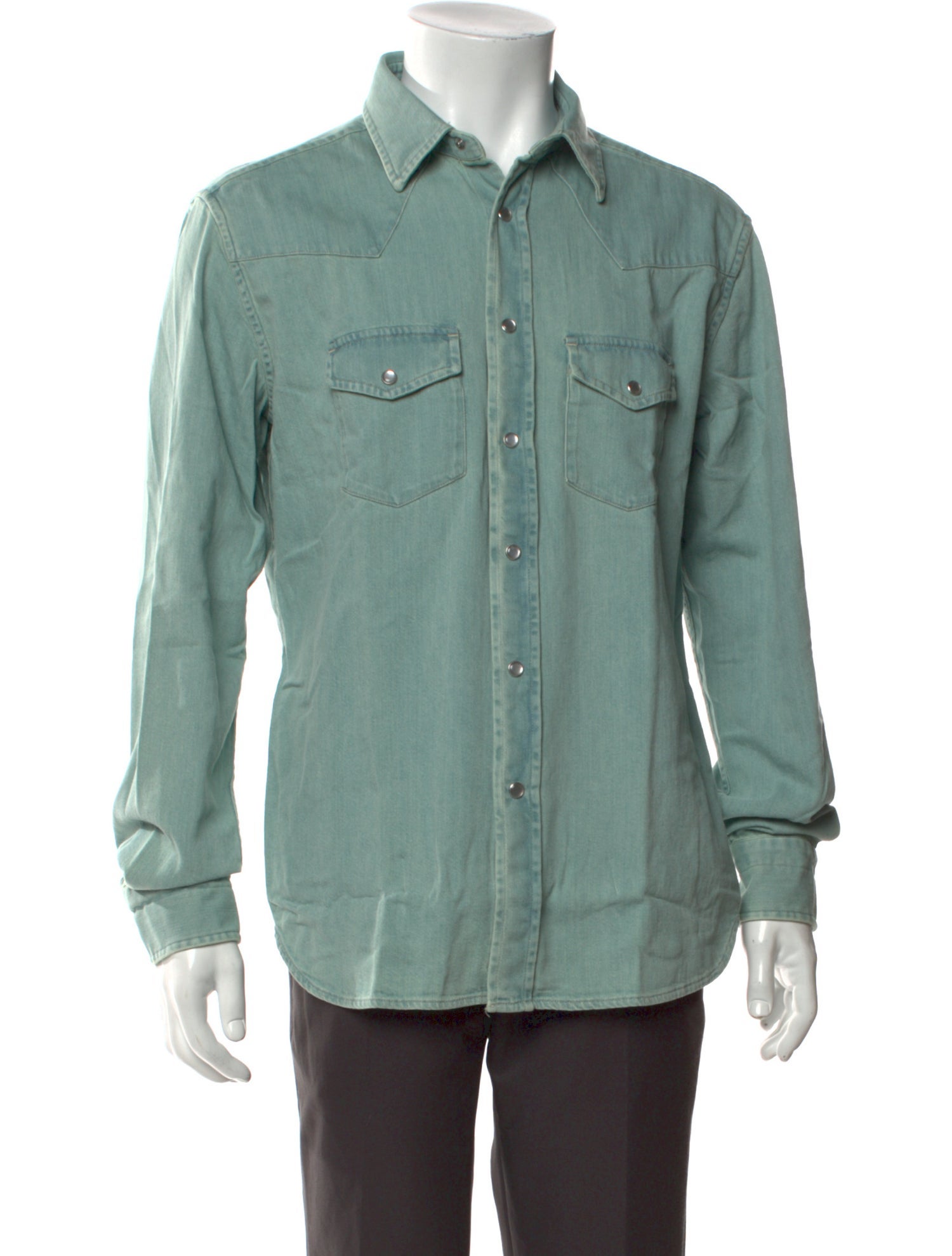 Tom Ford Long Sleeve Denim Shirt w/ Tags