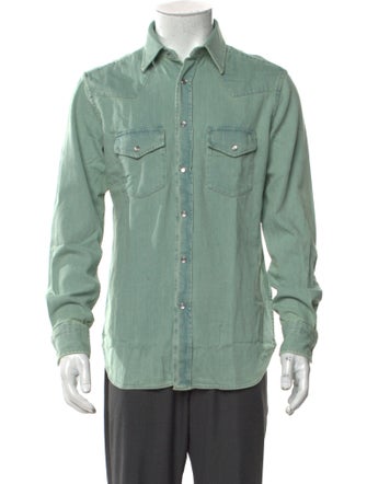 Tom Ford Long Sleeve Denim Shirt