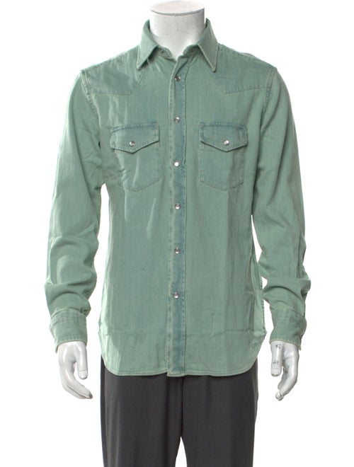 Tom Ford Long Sleeve Denim Shirt