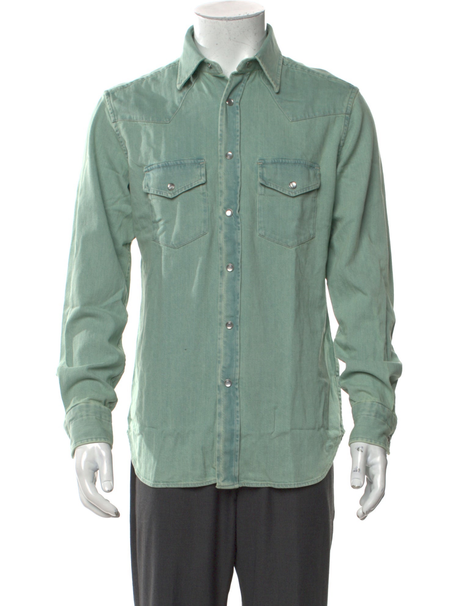 Tom Ford Long Sleeve Denim Shirt