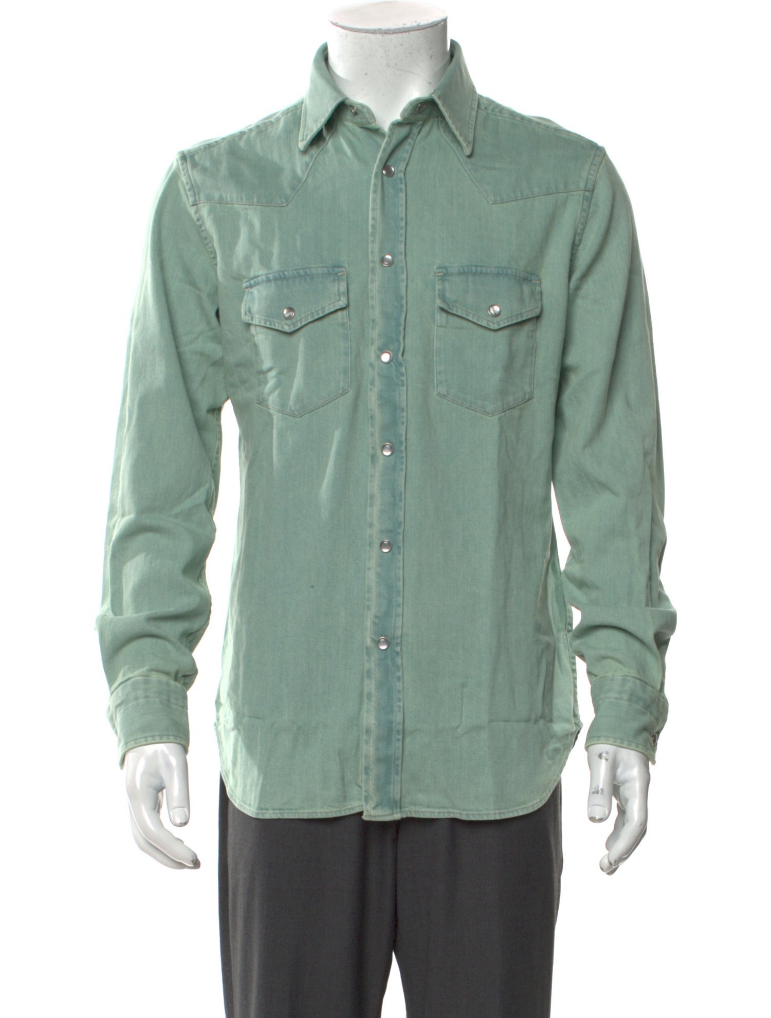 Tom Ford Long Sleeve Denim Shirt