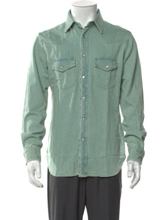 Tom Ford Long Sleeve Denim Shirt