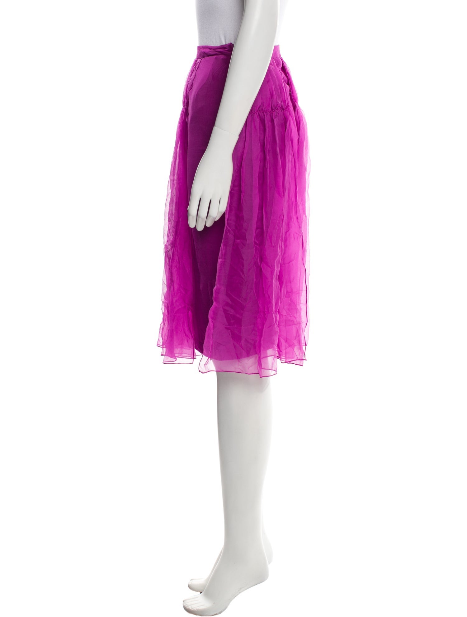 Tom Ford Pleated Accents Knee-Length Skirt