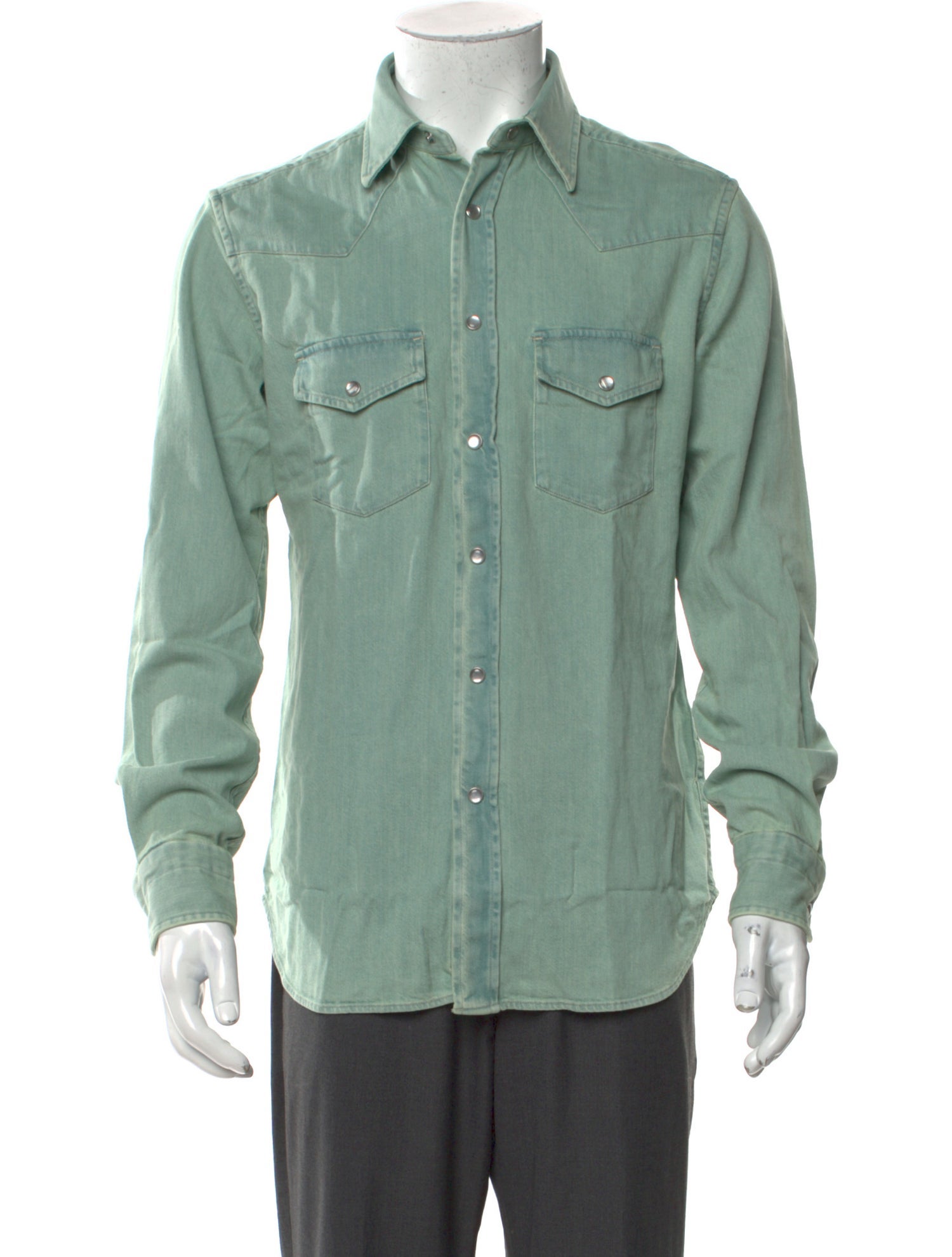 Tom Ford Long Sleeve Denim Shirt