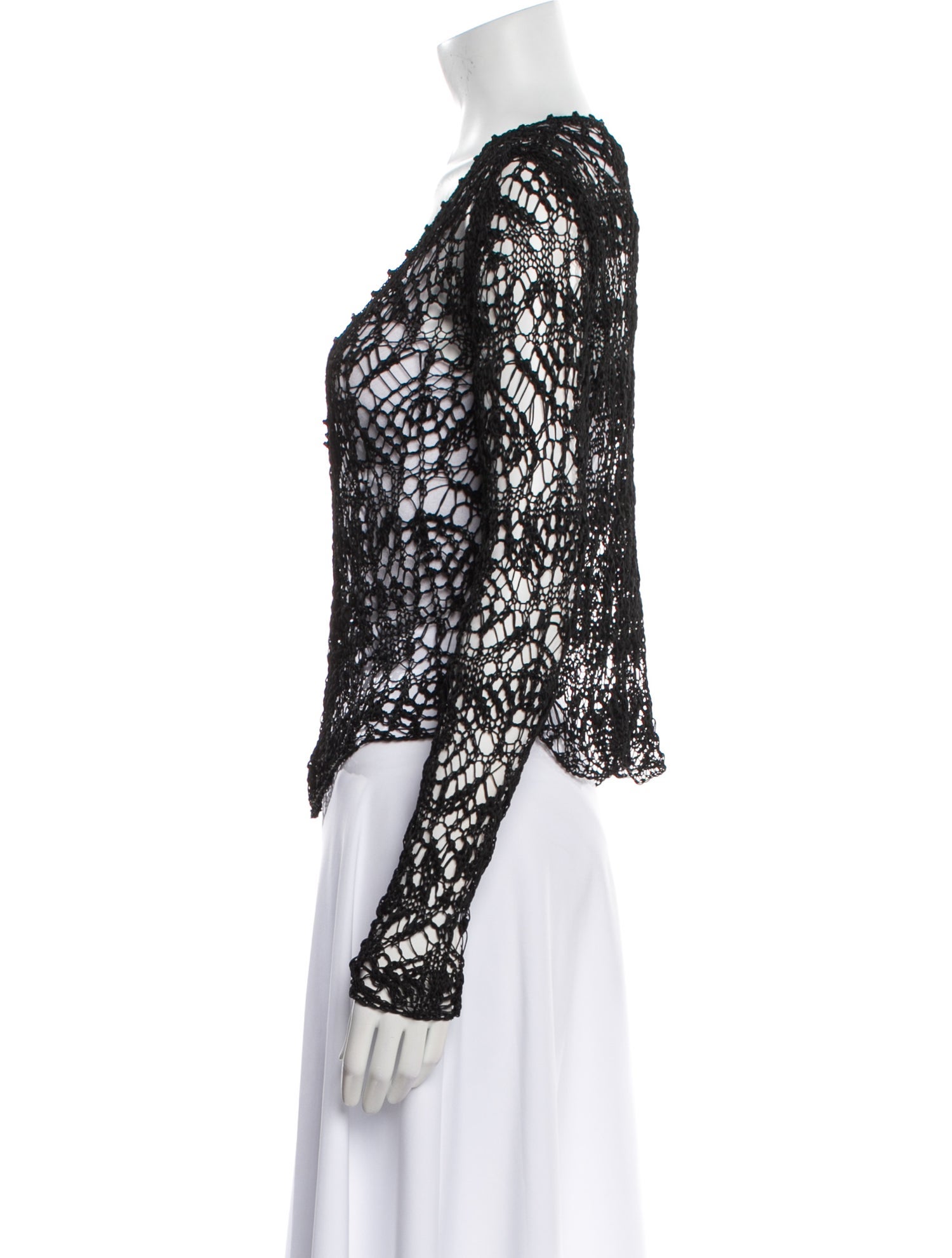 Tom Ford Patterned Scoop Neck Sweater