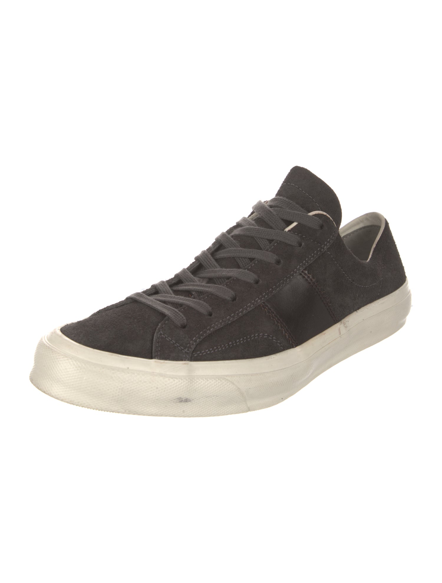 Tom Ford Suede Leather Trim Embellishment Sneakers
