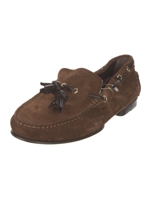 Tom Ford Suede Tassel Accents Drivers