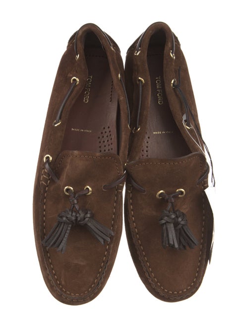 Tom Ford Suede Tassel Accents Drivers