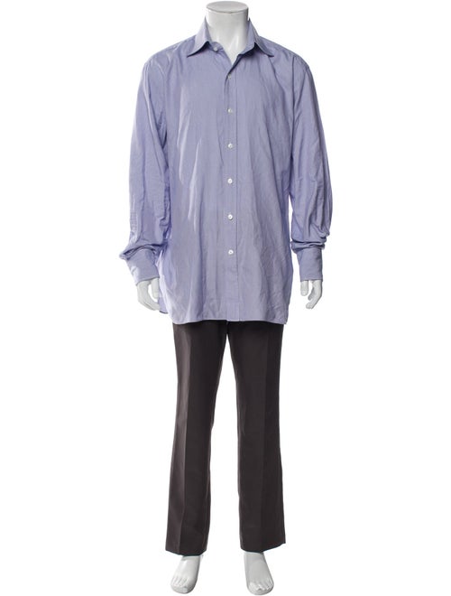 Tom Ford Striped Long Sleeve Dress Shirt