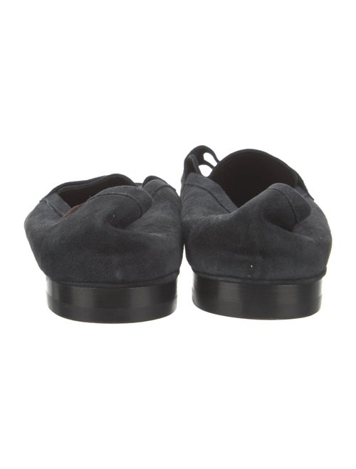 Tom Ford Suede Leather Trim Embellishment Dress Loafers