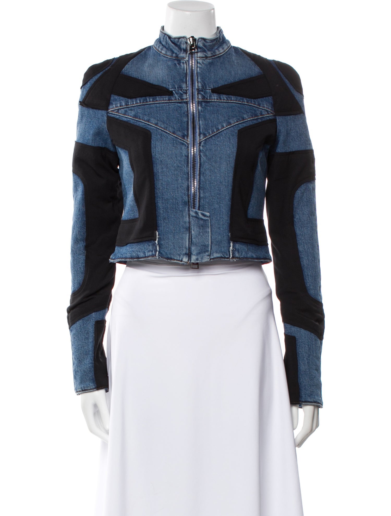 Tom Ford Colorblock Pattern Denim Jacket