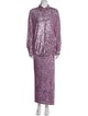 Tom Ford Sequin Embellishments Skirt Set