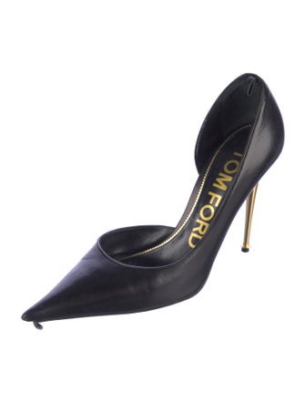 Tom Ford Leather D'Orsay Pumps