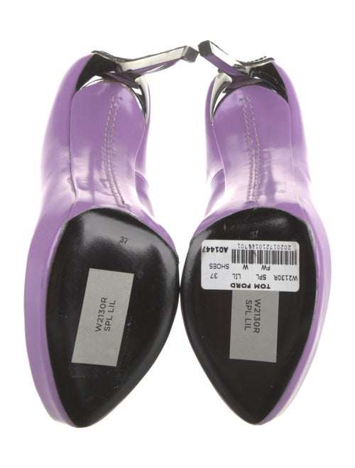 Tom Ford Leather Whipstitch Trim Pumps