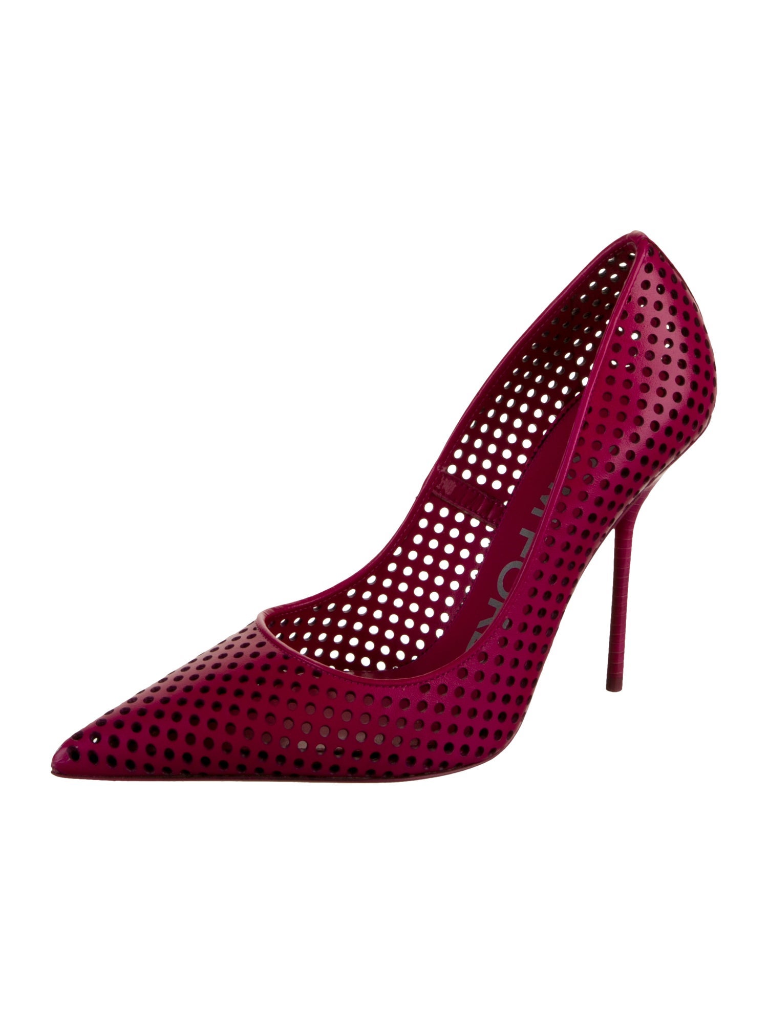 Tom Ford Leather Animal Print Pumps