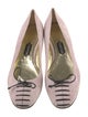 Tom Ford Suede Bow Accents Ballet Flats