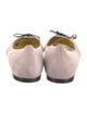 Tom Ford Suede Bow Accents Ballet Flats