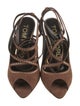 Tom Ford Suede Studded Accents Slingback Sandals