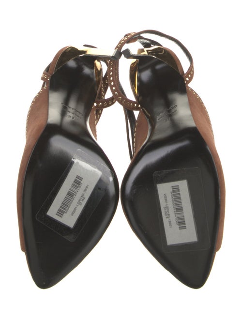 Tom Ford Suede Studded Accents Slingback Sandals