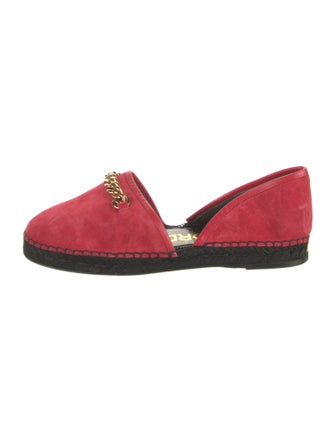 Tom Ford Suede Whipstitch Trim D'Orsay Flats