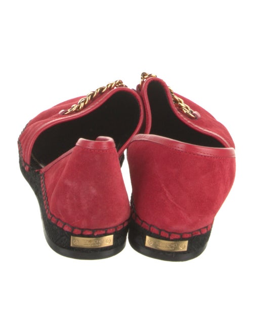 Tom Ford Suede Whipstitch Trim D'Orsay Flats