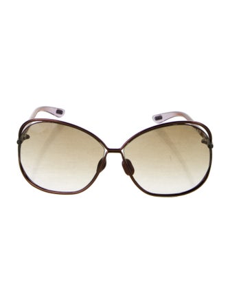 Tom Ford Oversize Gradient Sunglasses
